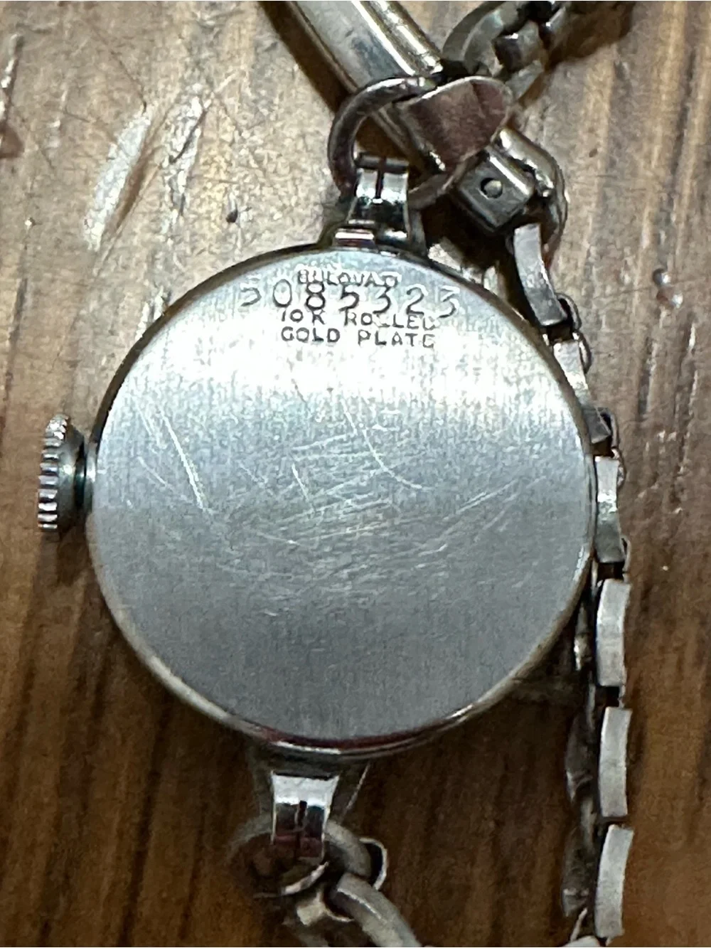 Vintage Bulova Silver Tone Ladies Crocktail Watch